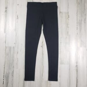 NWT Sunfrog Solid Black Full Length Leggings Women's Size Small